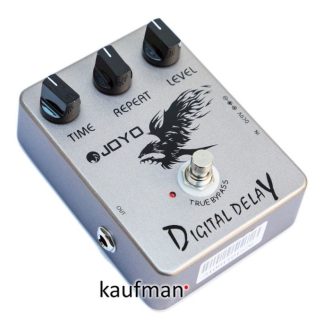 Digital Delay Joyo Jf-08 True Bypass Pedal Para Guitarra Color Metálico