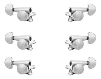 Shimura 334cx Clavijero Guitarra Electrica Acustica 3+3 Trab