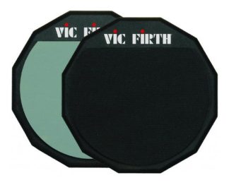 Pad De Práctica 6 Doble Cara Vic Firth Pad6d Negro/gris
