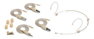 Samson De10x Micrófono De Vincha Omnidireccional Accesorios Color Beige