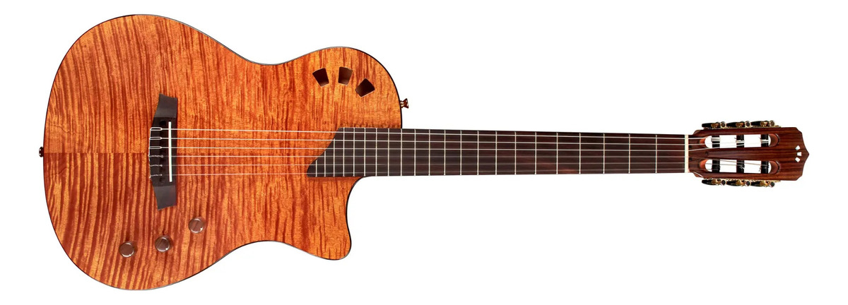 Cordoba Stage Guitarra Electro Criolla Fishman Tipo Godin Color Natural Amber