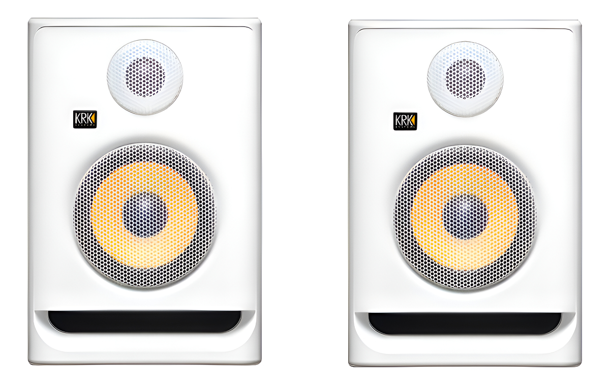 Krk Rp5 G5 Monitores Estudio Activo 110 Watts Par Color Blanco