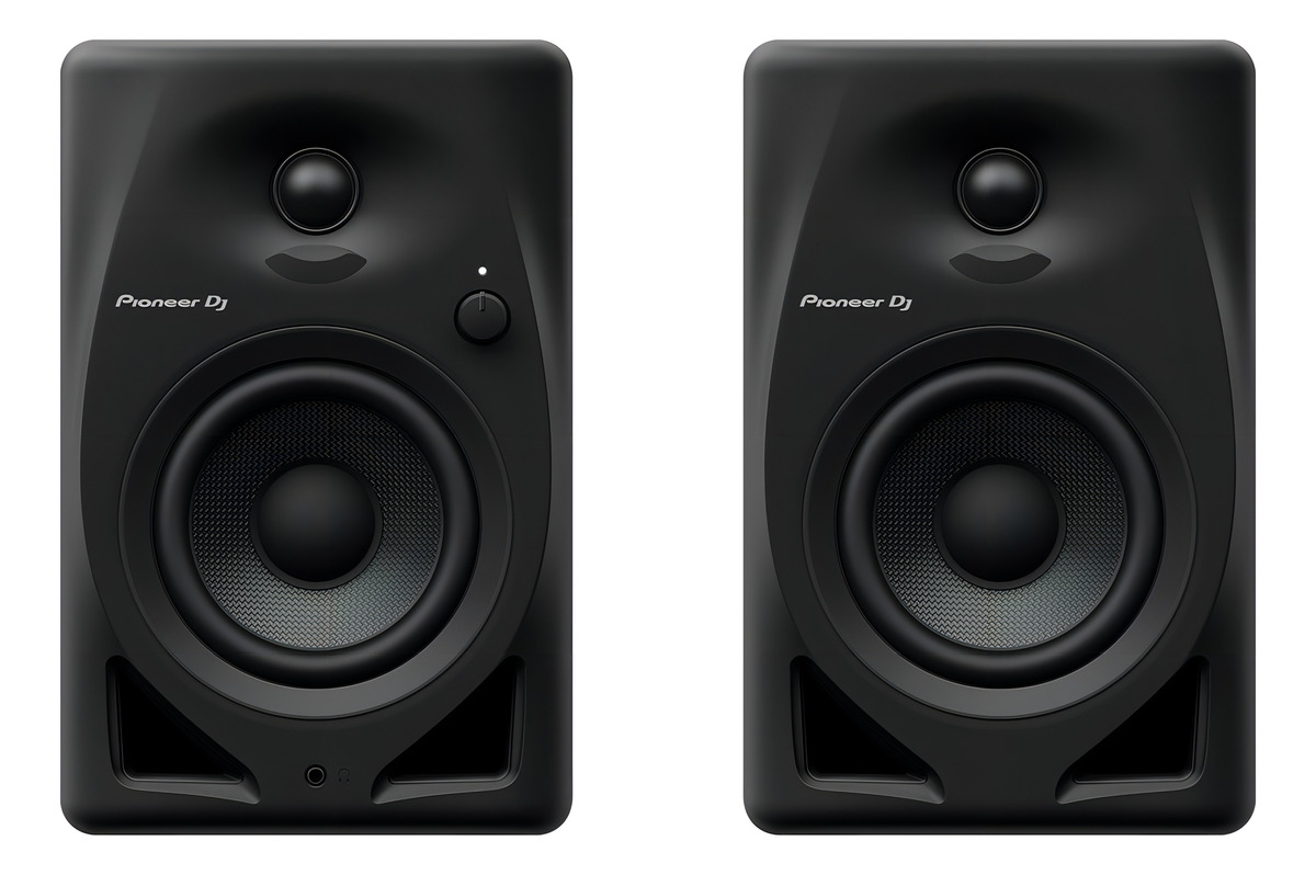 Monitores De Estudio Pioneer Dj Dm-40d Color Negro Par