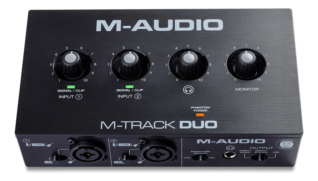 M-audio M-track Duo Hd Placa De Sonido 2 Canales Usb