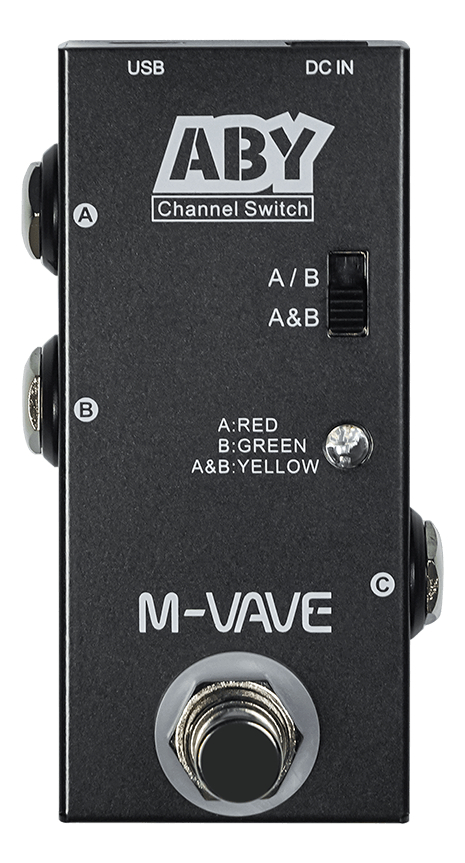 Pedal M-vave Aby Selector De Linea A/b A Y B Negro