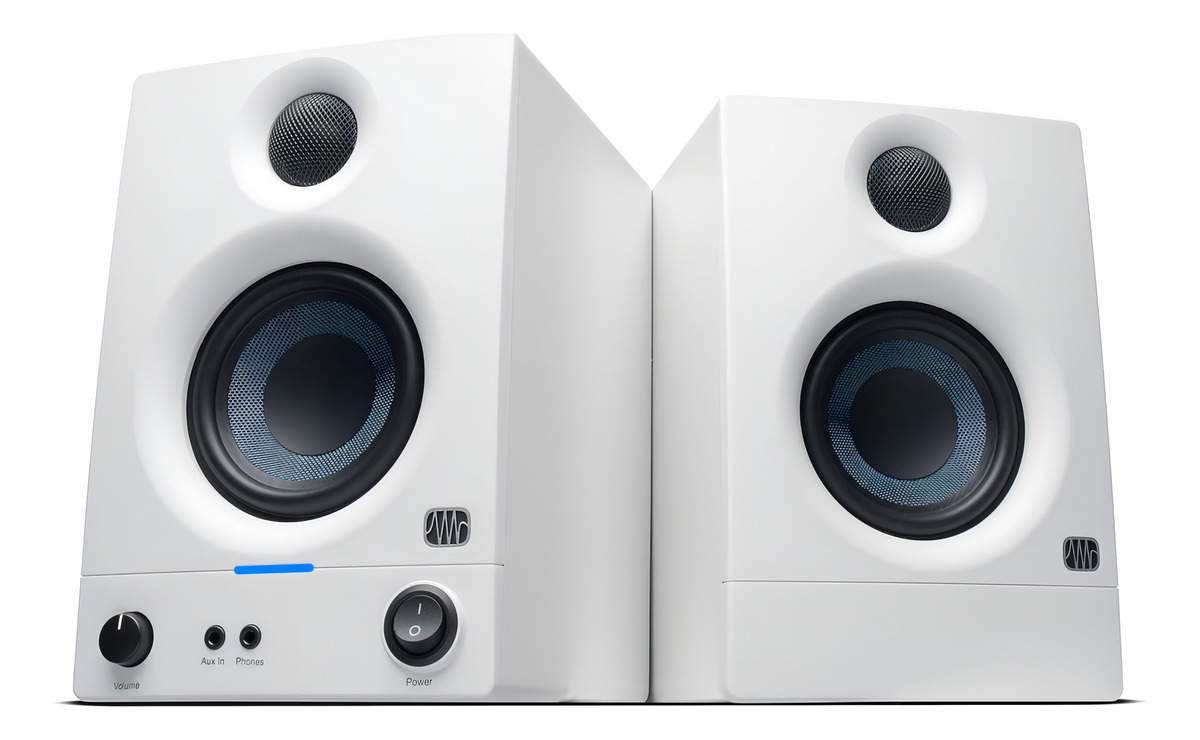 Presonus Eris 3.5 Blancos Monitores Estudio Conectividad Versátil Blanco
