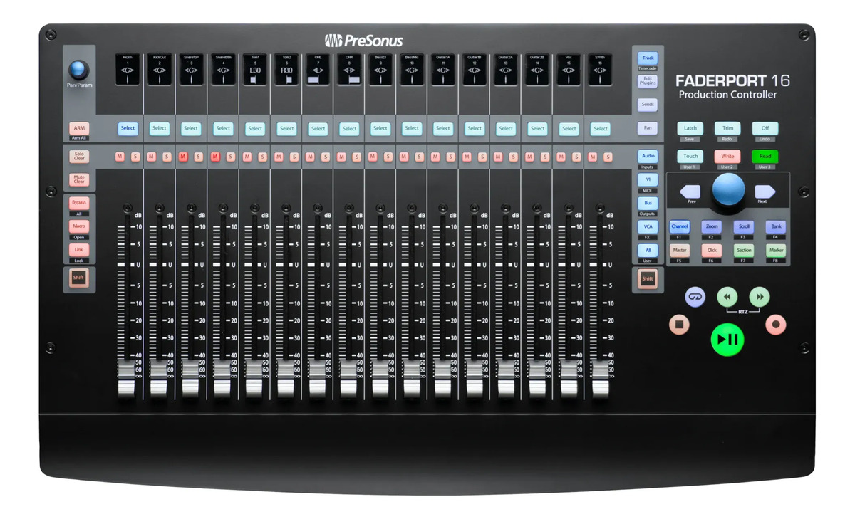 Presonus Fadeport 16 Controlador Daw 16 Faders Motorizados