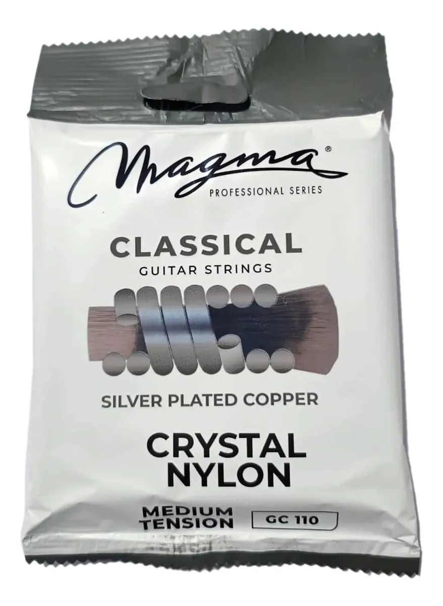 Cuerdas Guitarra Criolla Clasica Magma Gc110 Tension Media