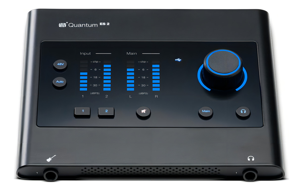 Presonus Interfaz De Audio Usb-c Quantum Es 2 2 X 2, 24 Bit. Color Verde Oscuro