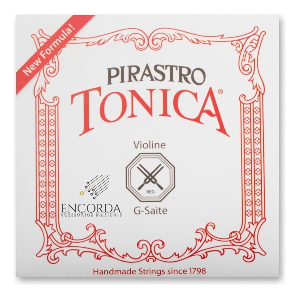 Violín Cordas Sol Avulsa Pirastro Tonica - Alemán