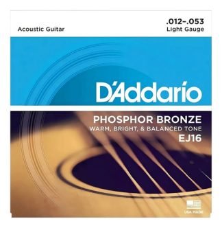 Guitarra String 012 Daddario Ej16 Steel