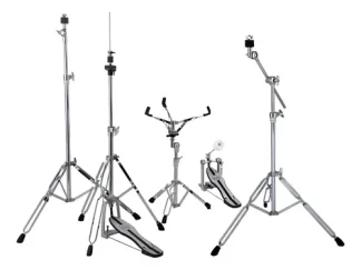 Set De Fierros Mapex Hp-2505 Serie 250 Pata Doble 5 Piezas Color Plateado