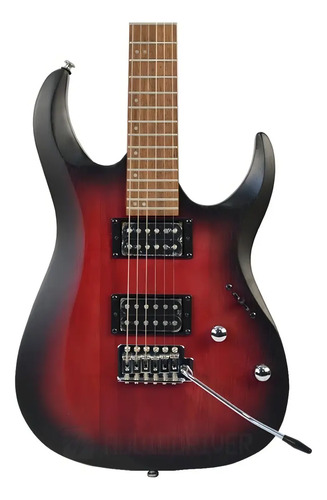 Guitarra Eléctrica Cort X Series Humbucker 6 Cuerdas Tremolo Diestro Black Cherry Burst Jatobá