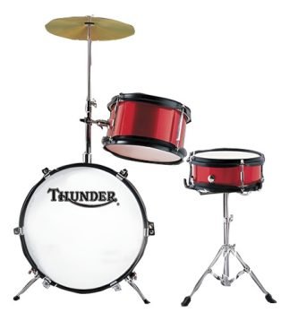 Thunder Jbj1044 Bateria Niño 3 Cuerpos Bombo 12 Platillo
