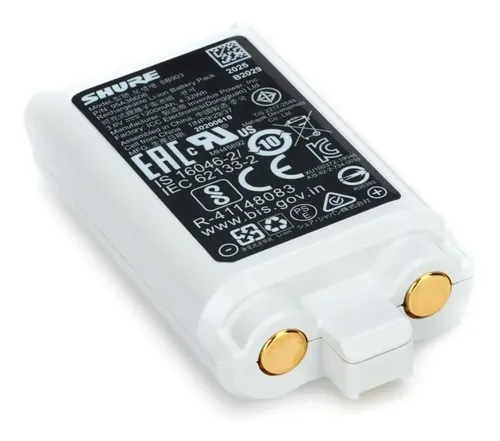 Batería Recargable Shure Sb903 Para Transmisores Slx-d
