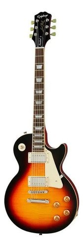 Guitarra Eléctrica EpiPhone Les Paul Standard 50s Caoba Sunburst Diestro Vintage Sunburst Laurel De La India