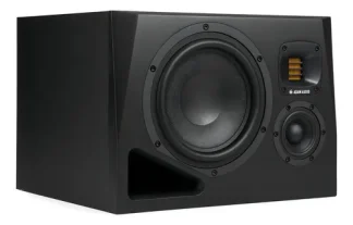 Monitor Estudio Adam A8h 340w Activo 3 Vías Negro Izquierdo Negro Left