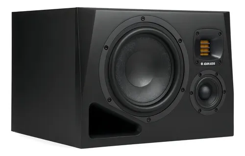 Monitor Estudio Adam A8h 340w Activo 3 Vías Negro Izquierdo Negro Left