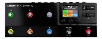 Pedalera Multiefectos Line 6 Helix Hx Stomp Xl Negro Para Guitarra Eléctrica