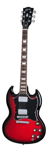 Gibson Sg Standard Guitarra Electrica Made In Usa Con Funda Color Cardinal Red Burst Material Del Diapasón Palo De Rosa De La India Orientación De La Mano Diestro Palo De Rosa Indio