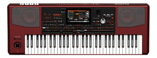 Teclado Korg Pa1000 Profesional 61 Teclas Touch Color Bordó