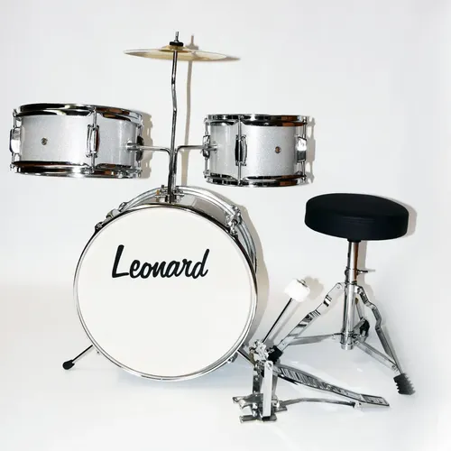 Leonard Mdj13 Bateria 3 Cuerpos Niños Bombo 13 Banqueta