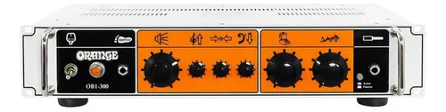 Amplificador Transistor Orange Ob1-300 Para Bajo 300w Blanco