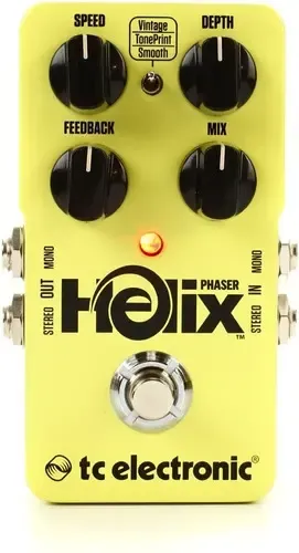 Pedal Phaser Tc Electronic Helix Efecto Guitarra Analógico Amarillo