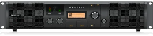 Amplificador De Potencia Con Control Dsp Behringer Nx3000d Rms 3000 W Negro