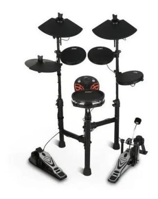 Thunder Thd130 Bateria Electronica 5 Cuerpos Tambor Mesh
