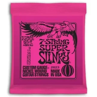 Ernie Ball Eb2623 009 7 Cuerdas Encordado Guitarra Electrica