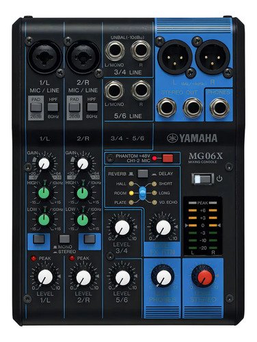 Consola Yamaha Mg06x De Mezcla