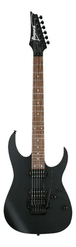 Guitarra Electrica Ibanez Rgrt420 Weathered Black Color Negro Diestro Palo De Rosa