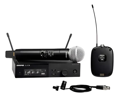 Shure Slxd124/85 Sistema Inalambrico Mano Sm58 + Corbatero