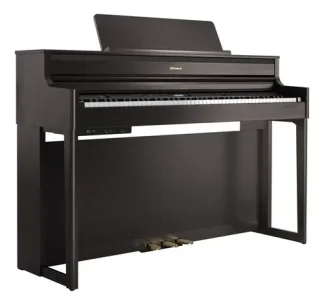 Roland Hp704 Piano Digital 88 Teclas Pha50 Con Mueble Dark Rosewood Marron Oscuro