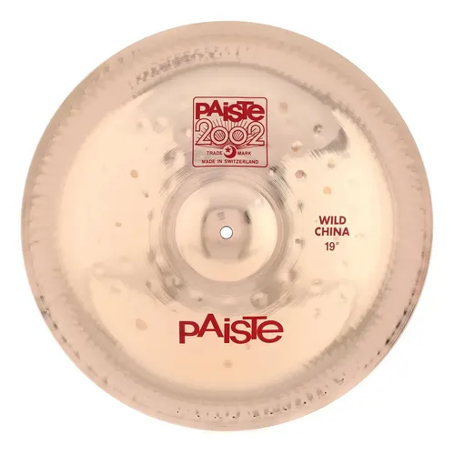Platillo China Paiste 2002 Wild Cusn8 Bronze 19 Pulgadas
