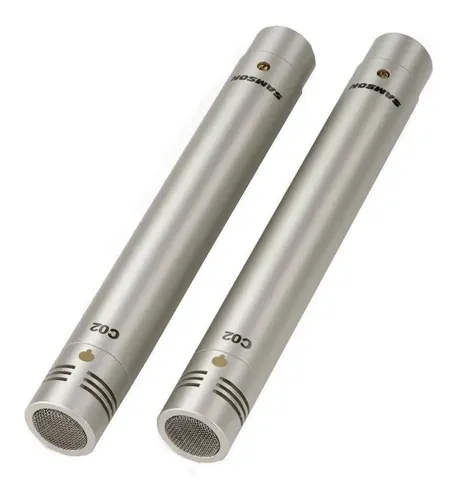 Samson C02 Microfonos Overhead Condenser Ideal Platillos Silver