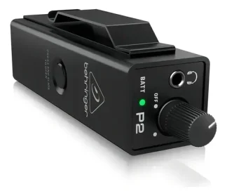 Behringer P2 Sistema De Monitoreo Personal Color Negro Color De La Luz Verde Oscuro