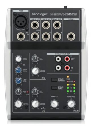 Consola Behringer Xenyx 502s De Mezcla