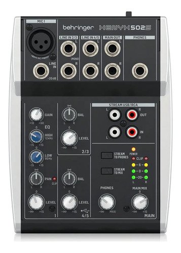 Consola Behringer Xenyx 502s De Mezcla