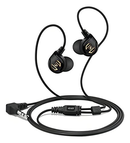 Sennheiser Ie60 Auricular Intraural Monitoreo Negro