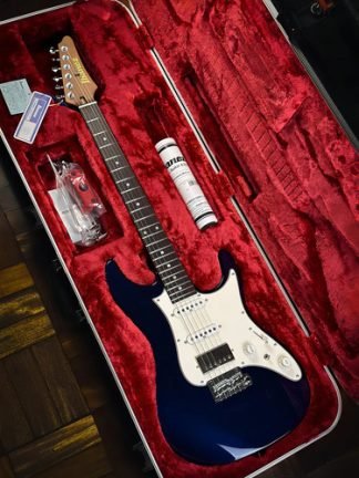 Guitarra Ibanez Az2204nw Dark Tide Blue Prestige Japon Diestro Azul Oscuro Palo De Rosa