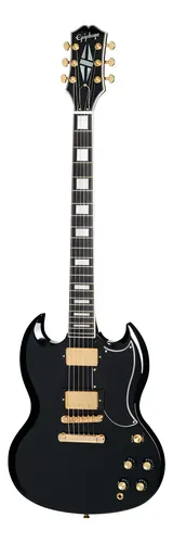 EpiPhone Sg Custom Guitarra Electrica Acc Dorados Funda
