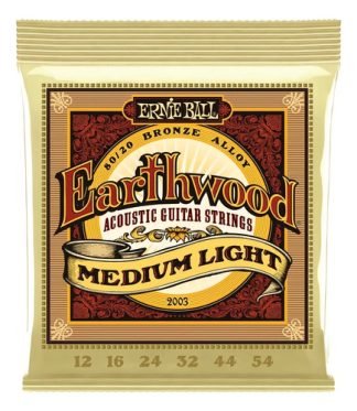 Encordado Ernie Ball P02003 Earthwood Medium Lig 80/20 12-54