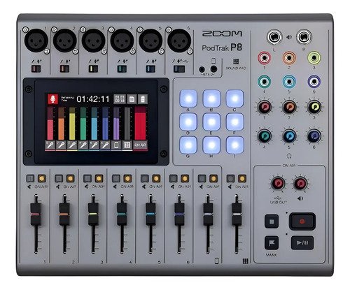 Zoom P8 Grabador Portatil 6 Canales Placa Usb