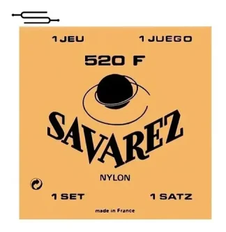 Encordado Clásica Savarez 520 F Tensión Alta
