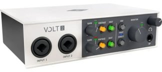 Interface De Audio Portatil Midi Usb Universal Audio Volt 2 Blanco