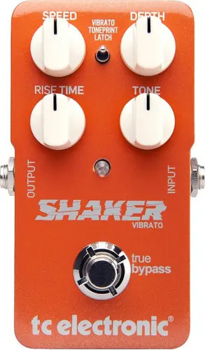 Pedal Vibrato Tc Electronic Shaker Naranja Para Guitarra Eléctrica