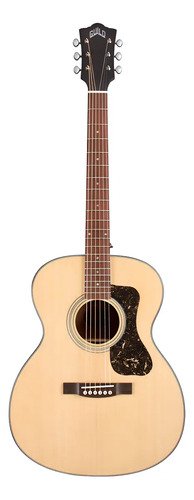 Guitarra Acústica Guild Om-340 Natural Material Del Diapasón Rosewood Orientación De La Mano Diestro Palo De Rosa