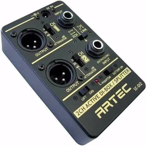 Artec Se-di2 Caja Directa Activa Splitter De 2 Canales